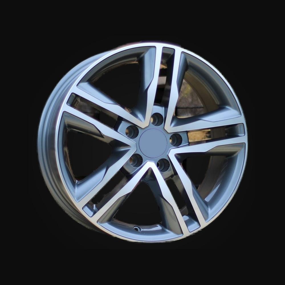 Wheel R17x7.5J  5X120  ET  50  65.1  BK424  Grey Polished (MG)  For VW  (K2+P)  (4x4J (max 1250kg))