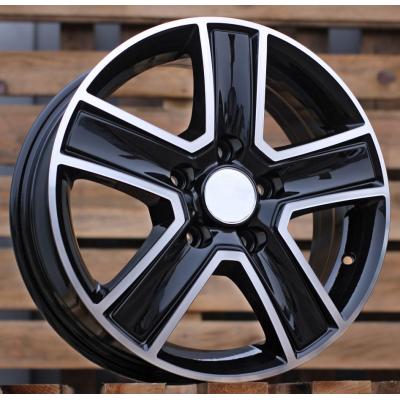 Wheel R16x6.5J  5X114.3  ET  50  66.1  BK473  Black Polished (MB)  For RENAU  (R+L6+P)  (Trafic/Opel Vivaro (max 1250kg))