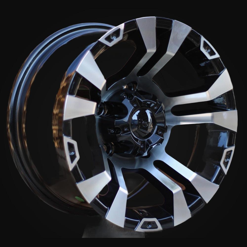 Wheel R15x8J  5X139.7  ET  M13  110.1  BK859  Black Polished (MB)  For 4X4  (R)