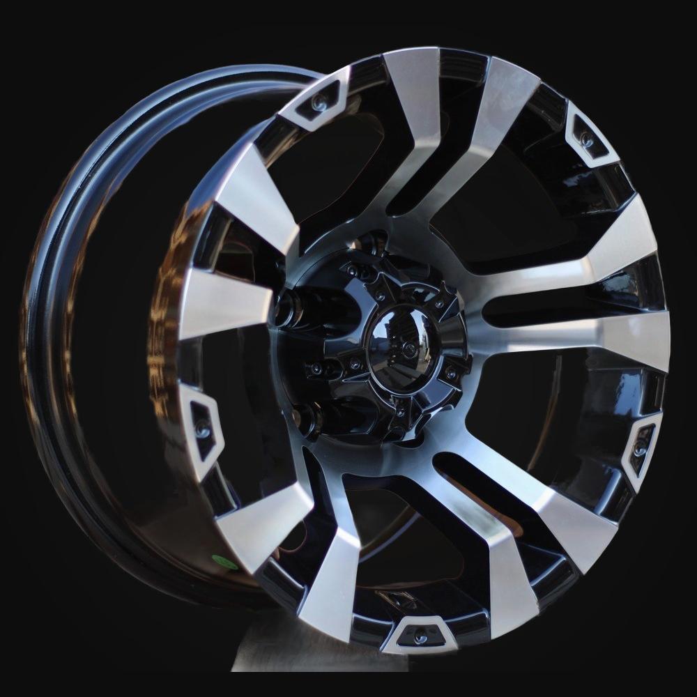 Wheel R15x8J  5X114.3  ET  M10  83.1  BK859  Black Polished (MB)  For 4X4  (P)