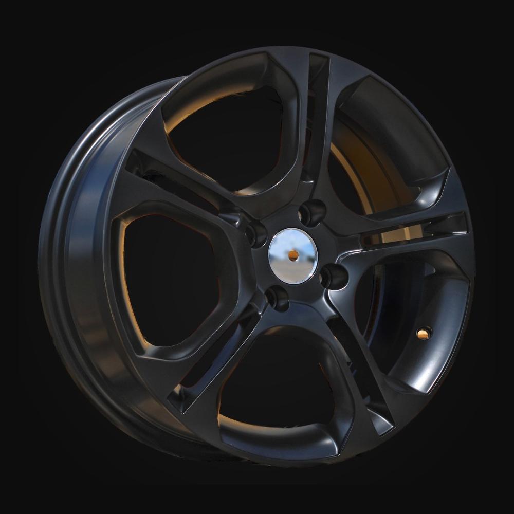 Wheel R16x6.5J  4X100  ET  44  60.1  BK875  Black Half Matt (BLHM)  For RENAU  (D2)