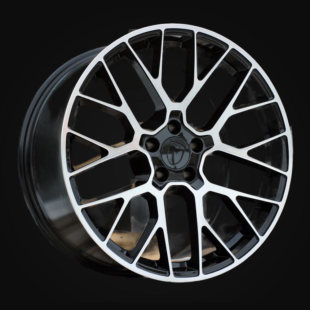 Wheel R20x10J  5X112  ET  19  66.5  BK998  Black Polished (MB)  For PORCH  (Z7)  (Rear+Front)
