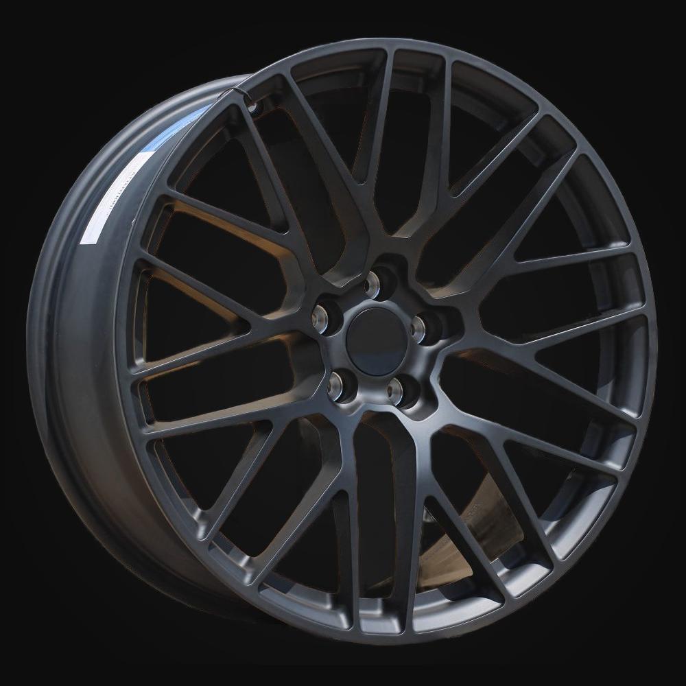 Wheel R21x10J  5X112  ET  19  66.5  BK998  (CQRGW1022)  Black Matt (BM)  For PORCH  (K3)  (FORGED (Rear+Front))