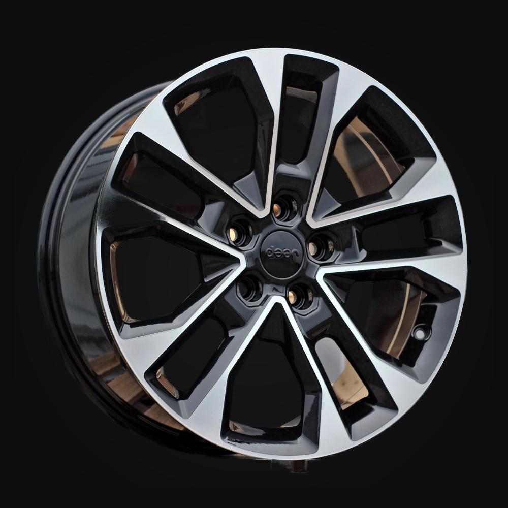 Ratlankis R20x8.5  5X127  ET  50  71.5  A5914  Black Polished (MB)  For JEEP  (P)