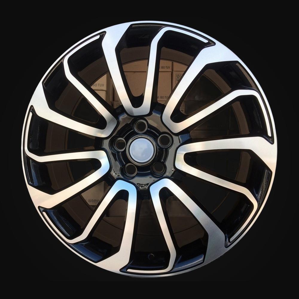 Wheel R22x9.5J  5X120  ET  45  72.6  BY959  (FBX196J)  Black Polished (MB)  For LAND  (Z6)  (HYBRID FORGED)