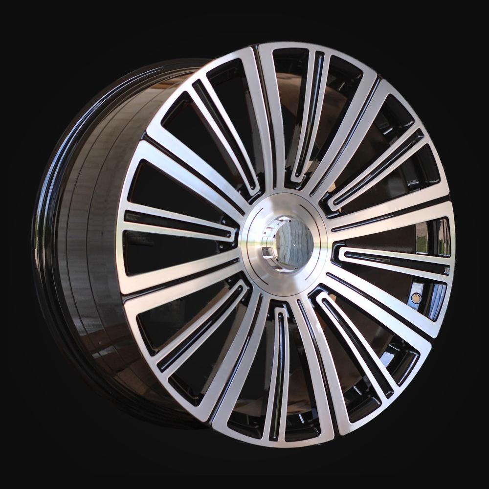 Wheel R23x11J  5X112  ET  47  66.6  FB0620P  Black Polished (MB)  For MER  (K7)  (FORGED (Rear+Front))