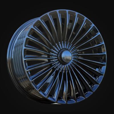 Wheel R19x9.5J  5X112  ET  45  66.6  FBX202J  Gloss Black (GB)  For MER  (P1)  (HYBRID FORGED)