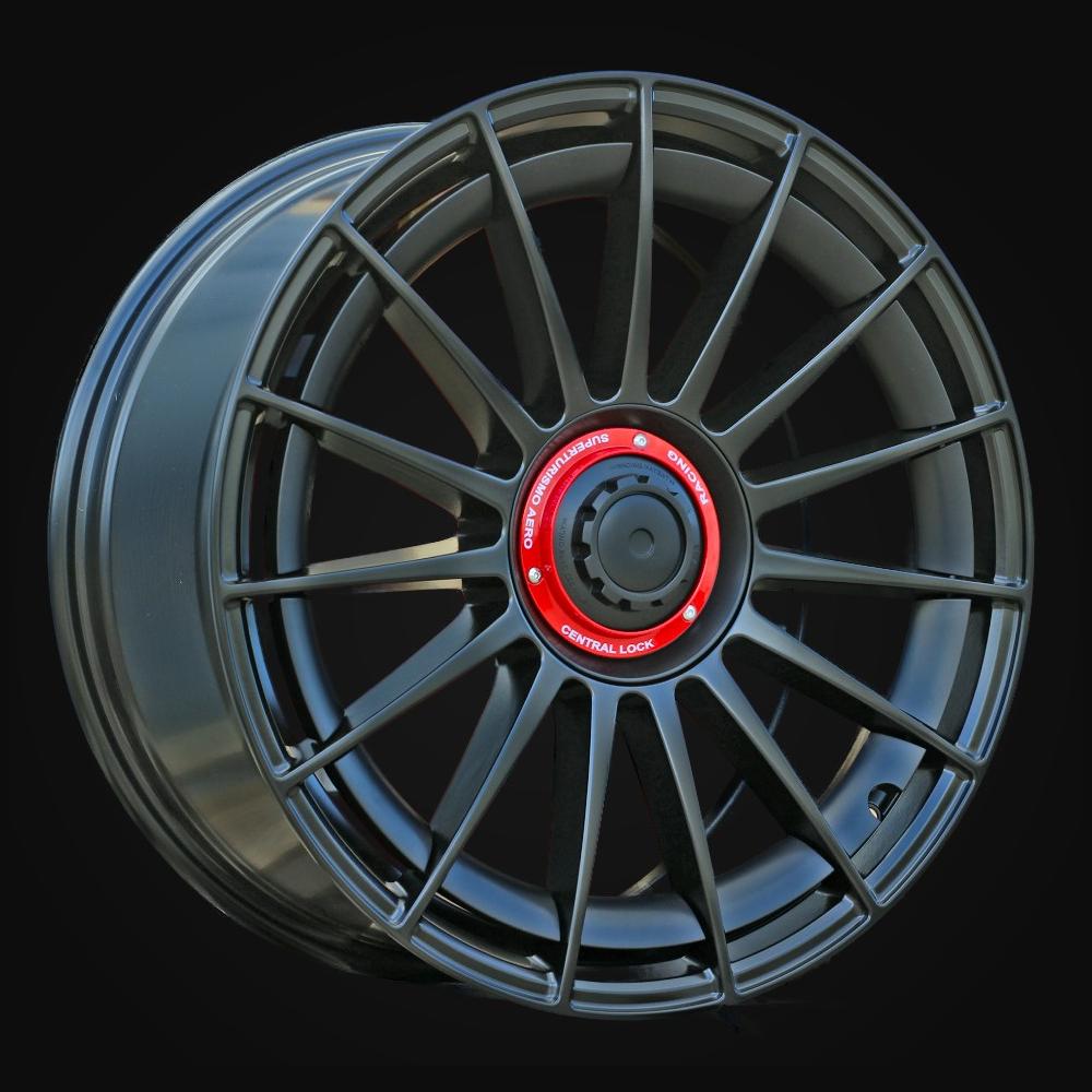 Wheel R19x8.5J  5X112  ET  35  66.5  FBX298J  Black Half Matt (BLHM)  For RACIN  (M+P2+Z5)  (HYBRID FORGED Style OZ)
