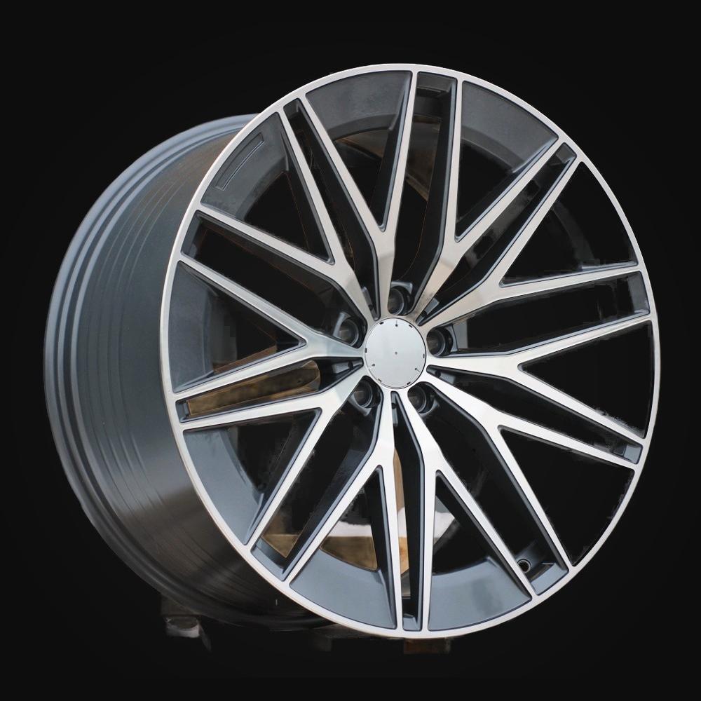 Wheel R22x11.5J  5X112  ET  53  66.6  FBX387J  Grey Polished (MG)  For MER  (Z5)  (HYBRID FORGED Rear+Front)