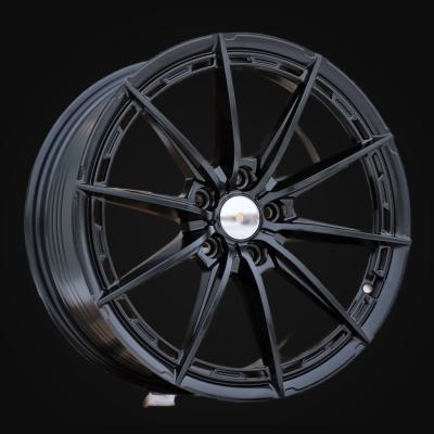 Wheel R18x8J  5X112  ET  40  66.5  FBX414J  Black Half Matt (BLHM)  For RACIN  (P2)  (HYBRID FORGED)