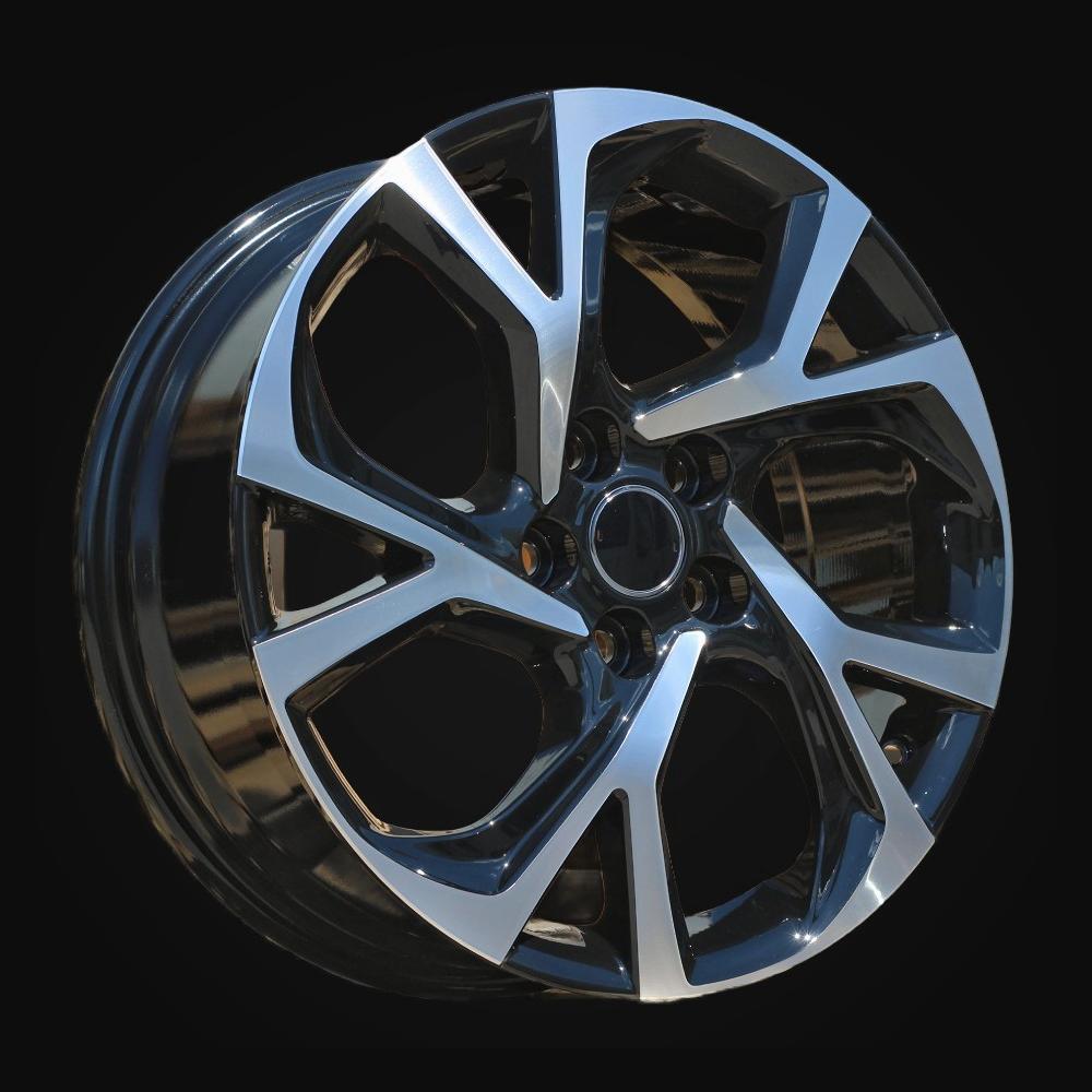 Wheel R17x7J  5X114.3  ET  45  60.1  FE132  Black Polished (MB)  For TOYOT  (P1)