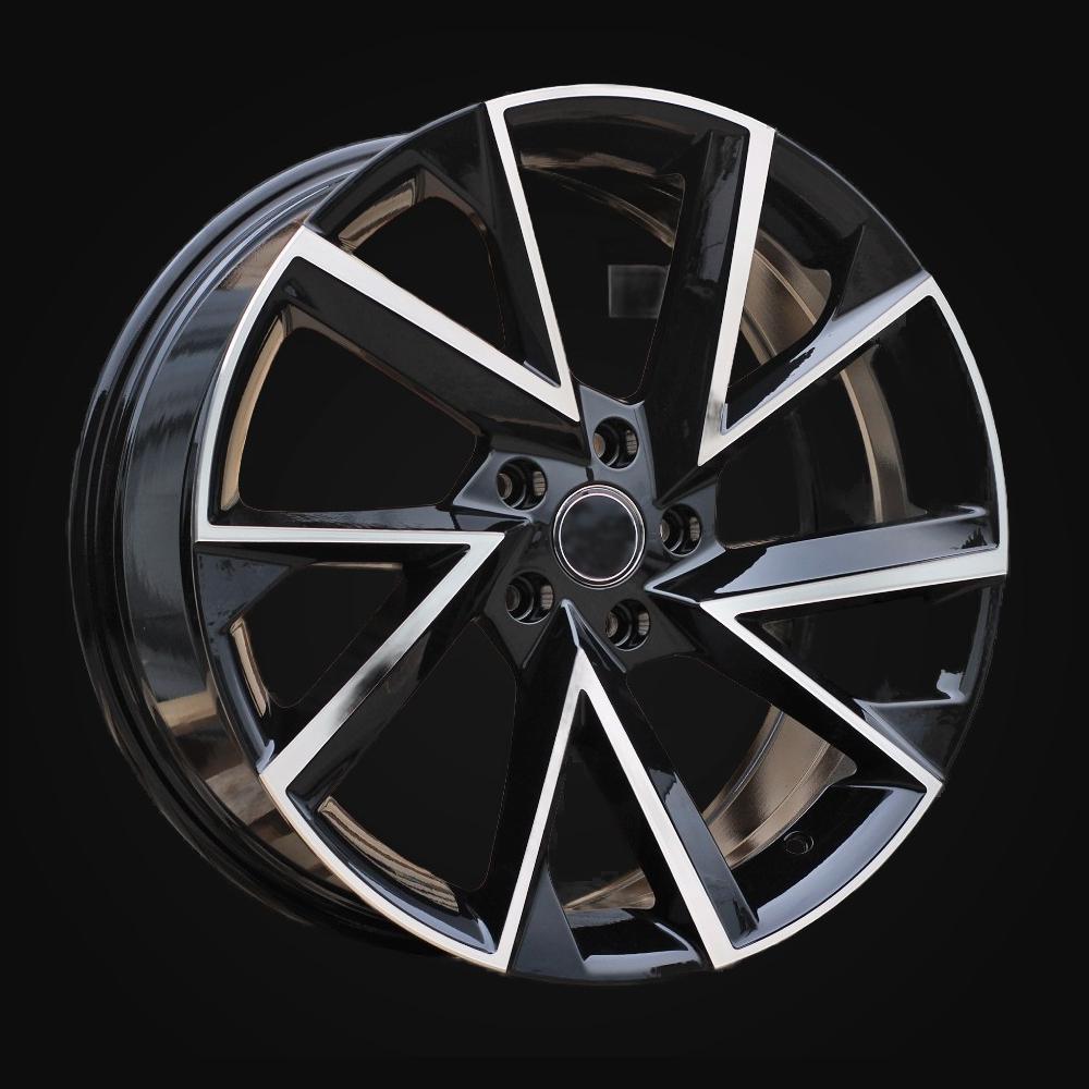 Wheel R19x8J  5X112  ET  40  57.1  FE181  (IN0262)  Black Polished (MB)  For SKODA  (P2+M)