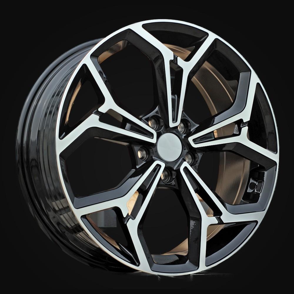 Wheel R19x7.5J  5X114.3  ET  50.5  67.1  FE190  (YF5690)  Black Polished (MB)  For KIA  (Z6)  (HYBRID FORGED)