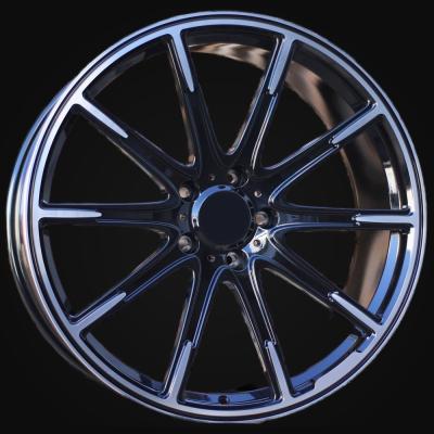 Wheel R22x10J  5X130  ET  30  84.1  FMB23  (FB0176P)  Black Polished (MB)  For MER  (K7)  (FORGED Brabus G Class)