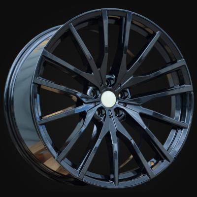 Wheel R22x9.5J  5X112  ET  37  66.6  H0324  (BY1473)  Black (BL)  For BMW  (Z2+Z1)  (Rear+Front)