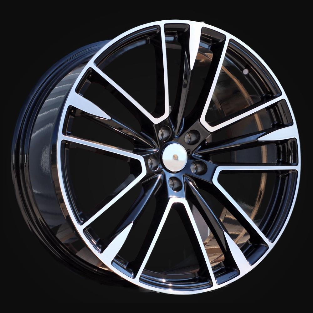 Wheel R21x10J  5X114.3  ET  42  67.1  H1005  (FB0469J)  Black Polished (MB)  For MASER  (K7)  (FORGED Maserati (Rear+Front))