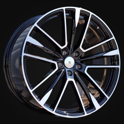 Wheel R21x10J  5X114.3  ET  42  67.1  H1005  (FB0469J)  Black Polished (MB)  For MASER  (K7)  (FORGED Maserati (Rear+Front))