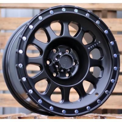 Wheel R17x8.5J  6X120J  ET  0  66.9  H1019  Black Matt (BM)  For 4X4J  (P1)