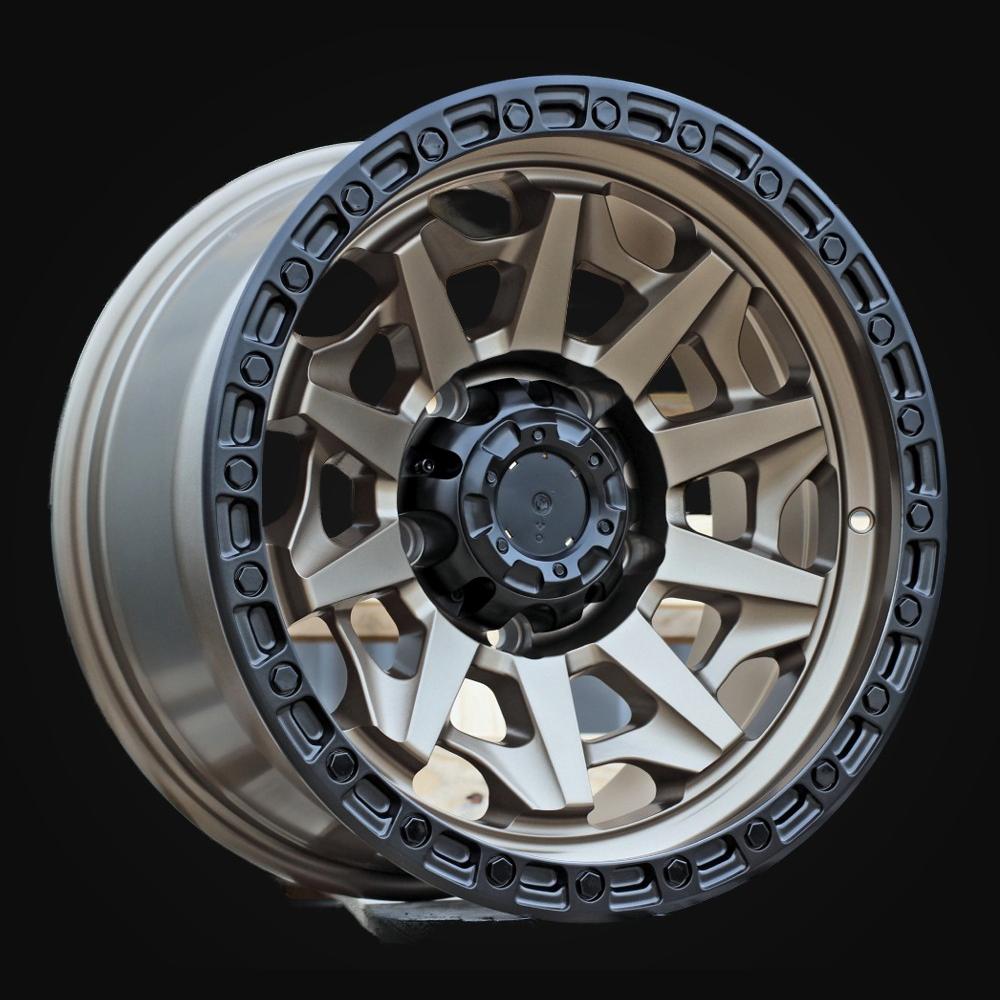 Wheel R17x8.5J  5X150  ET  M12  110.5  H1031  Matt Bronze + Black Lip (YYMBL)  For 4X4  (P2)
