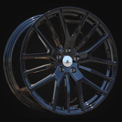Wheel R21x9J  5X114.3  ET  35  67.1  H3022  (FB0312)  Black (BL)  For MASER  (K7)  (FORGED Maserati (Rear+Front))