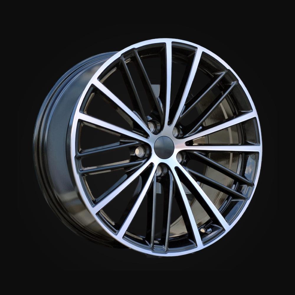 Wheel R19x9J  5X112  ET  44  66.6  H3071F  Black Polished (MB)  For BMW  (P1)  (HYBRID FORGED Front+Rear)