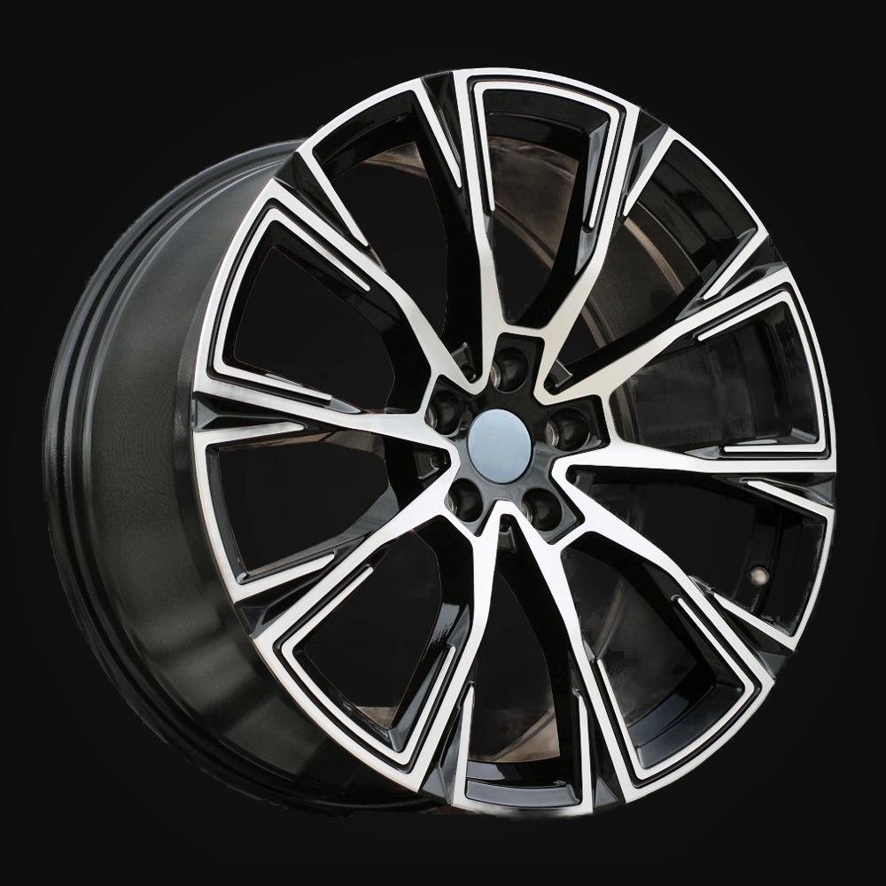 Wheel R20x8.5J  5X112  ET  25  66.5  H3122F  Black Polished (MB)  For BMW  (K8)  (HYBRID FORGED Rear+Front)
