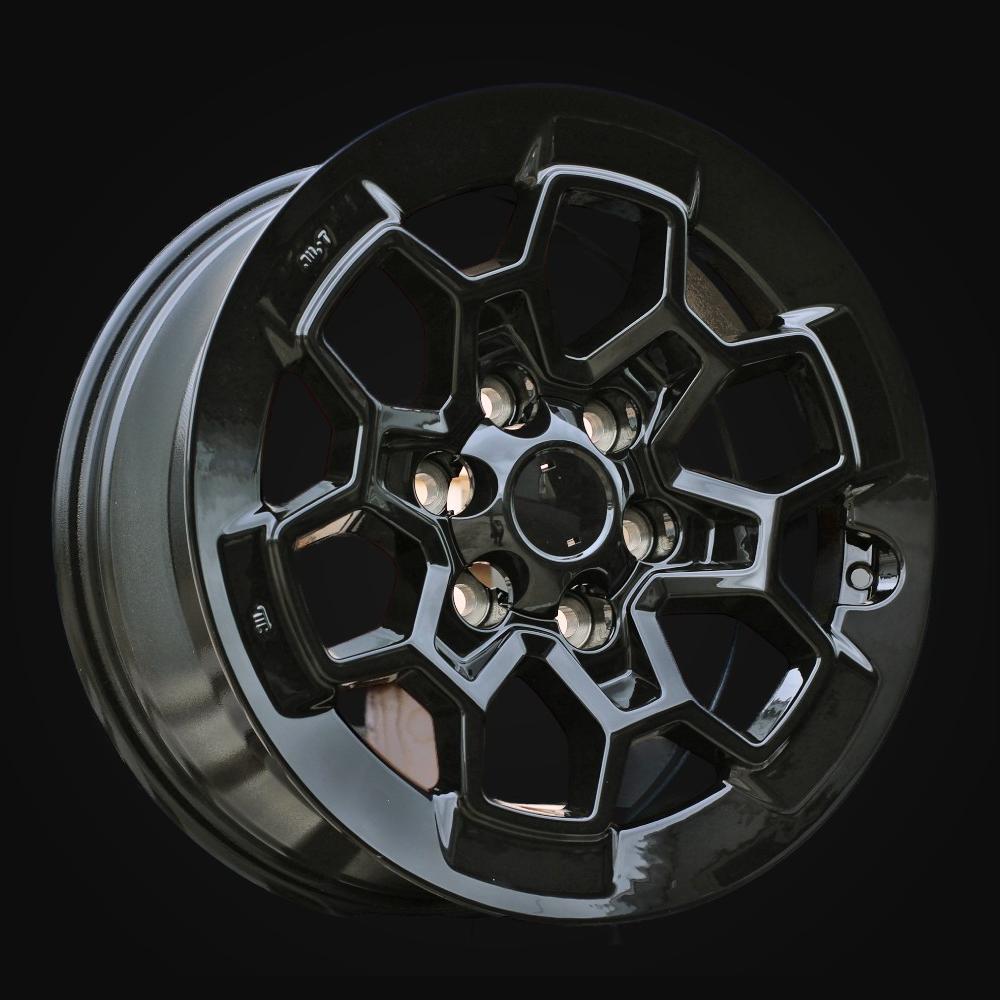 Wheel R18x8J  6X139.7  ET  25  106.1  H3210F  Black (BL)  For TOYOT  (K7)  (HYBRID FORGED)