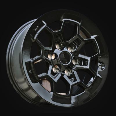 Wheel R18x8J  6X139.7  ET  25  106.1  H3210F  Black (BL)  For TOYOT  (K7)  (HYBRID FORGED)