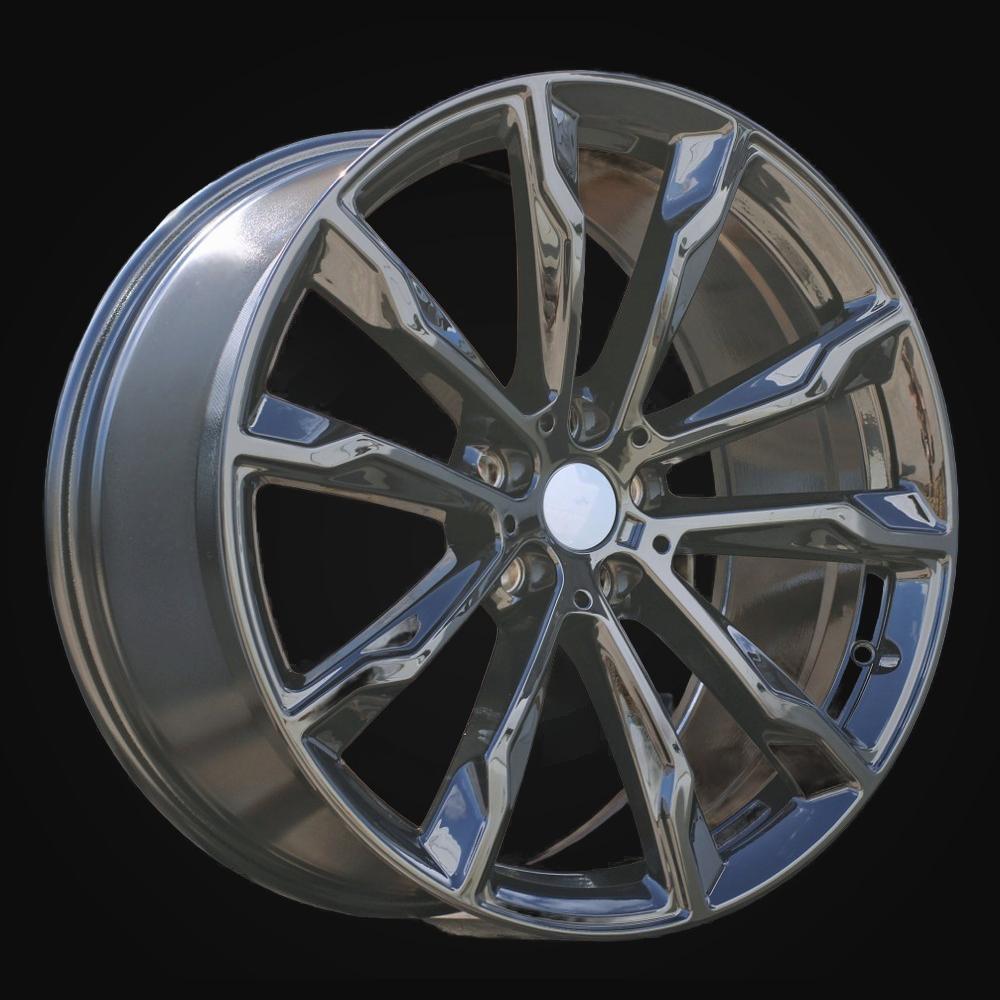 Wheel R20x8J  5X112  ET  27  66.6  H3263F  Black (BL)  For BMW  (Z6+A)  ((X3J) HYBRID FORGED (Rear+Front))