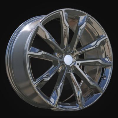 Wheel R20x8J  5X112  ET  27  66.6  H3263F  Black (BL)  For BMW  (Z6+A)  ((X3J) HYBRID FORGED (Rear+Front))
