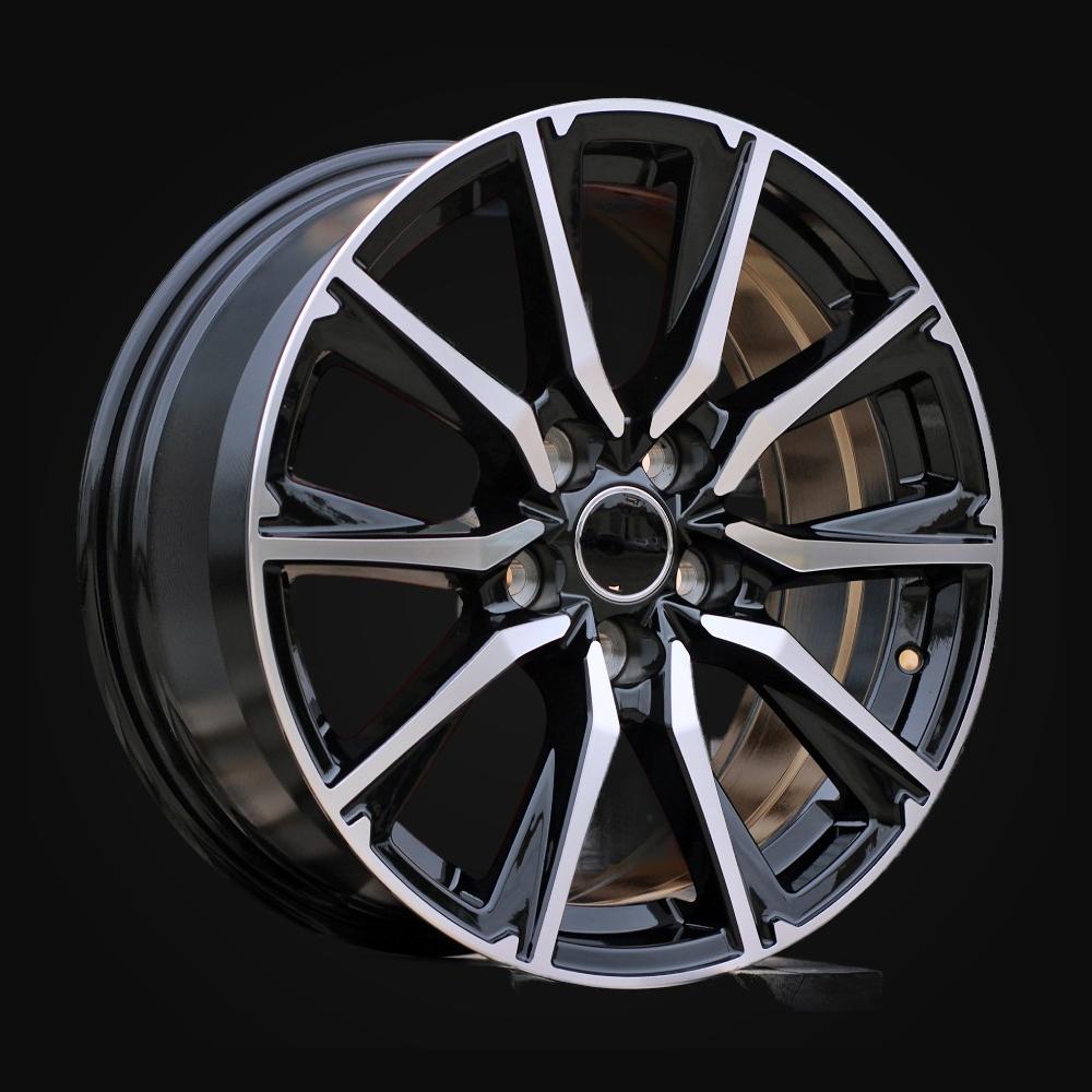 Wheel R17x7.5J  5X114.3  ET  40  60.1  H3347F  Black Polished (MB)  For TOYOT  (Z3+K7)  (HYBRID FORGED)