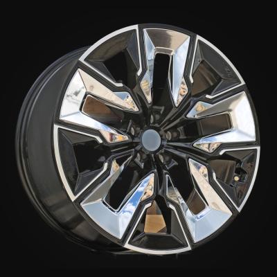Wheel R21x9J  5X112  ET  24  66.6  H3447F  Black Polished (MB)  For BMW  (A)  (HYBRID FORGED + Chrome Rear+Front)
