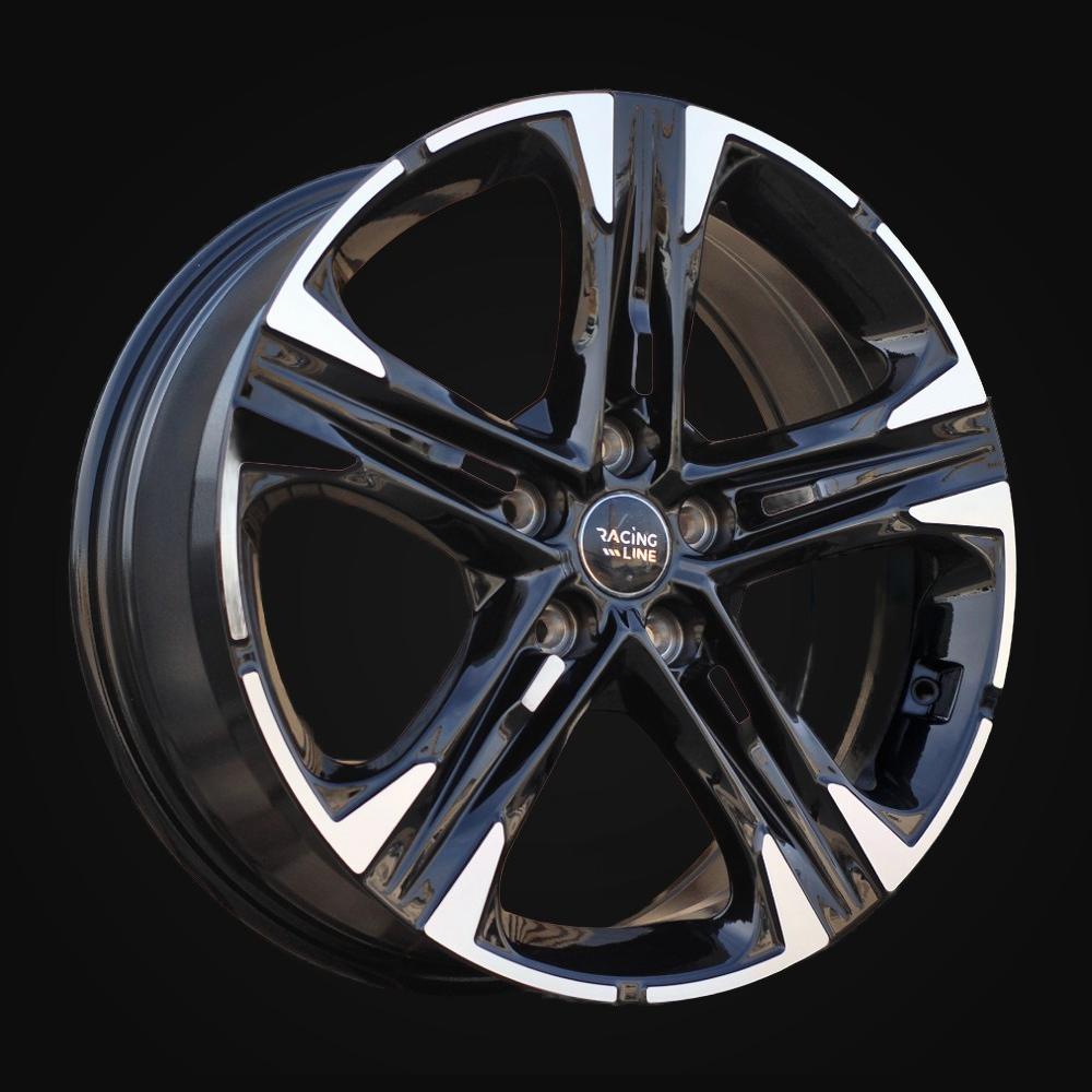 Wheel R18x7.5J  5X114.3  ET  50.5  67.1  H3482F  Black Polished (MB)  For KIA  (Z7)  (HYBRID FORGED)