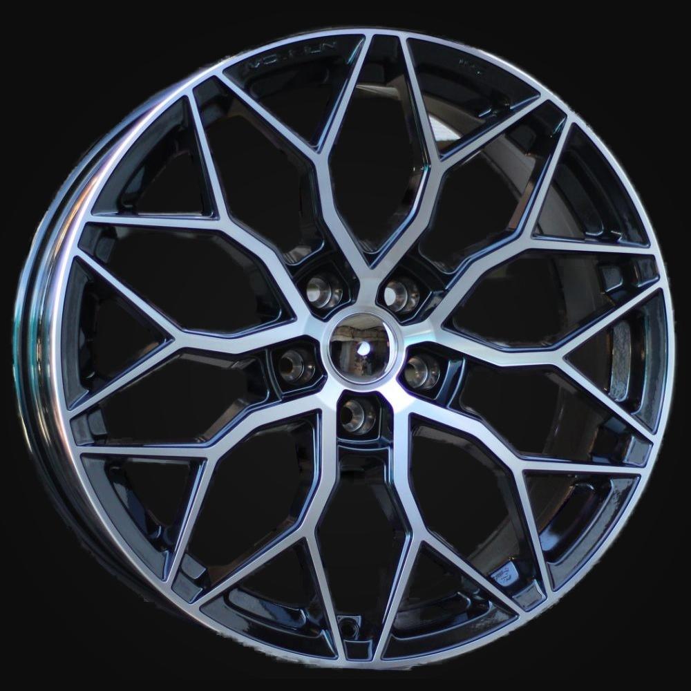 Wheel R19x8.5J  5X112  ET  40  66.6  H4101  (BY1920)  Black Polished (MB)  For RACIN  (Z3+Z6)  (Style Vossen)