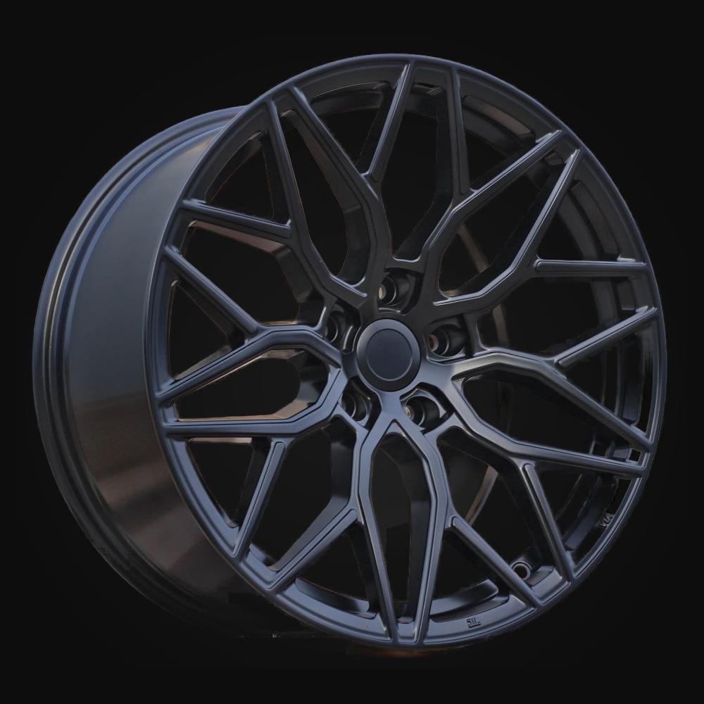 Wheel R19x8.5J  5X108  ET  40  67.1  H4101  (BY1920)  Black Half Matt (BLHM)  For RACIN  (Z6)  (Vossen Style)