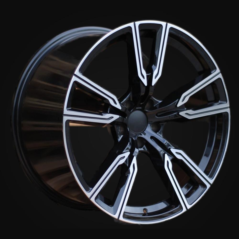 Wheel R20x10.5J  5X112  ET  40  66.6  H5033  (3S1112)  Black Polished (MB)  For BMW  (K4)  (HYBRID FORGED (Rear+Front))