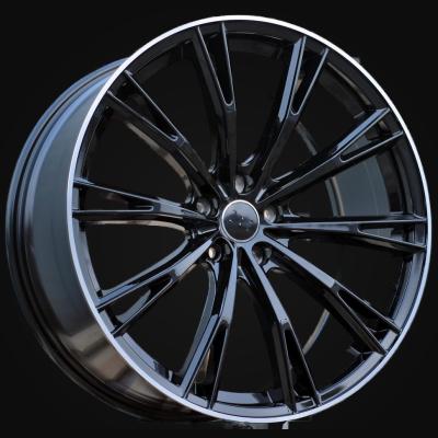 Wheel R21x9J  5X112  ET  30  66.5  H5060  (INSA001)  Black+Polished Lip (BLPL)  For AUD  (P1+Z5+Z4+Z3)  (ABT Style)