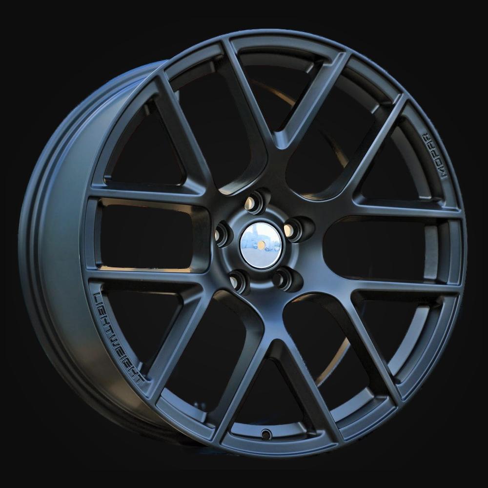 Ratlankis R20x9J  5X115  ET  21  71.6  A6014  Black Half Matt (BLHM)  For DODGE  (P)