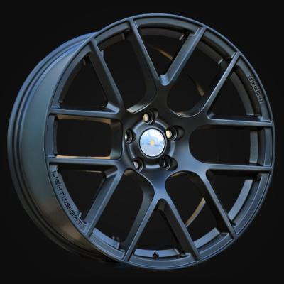 Ratlankis R20x9J  5X115  ET  21  71.6  A6014  Black Half Matt (BLHM)  For DODGE  (P)