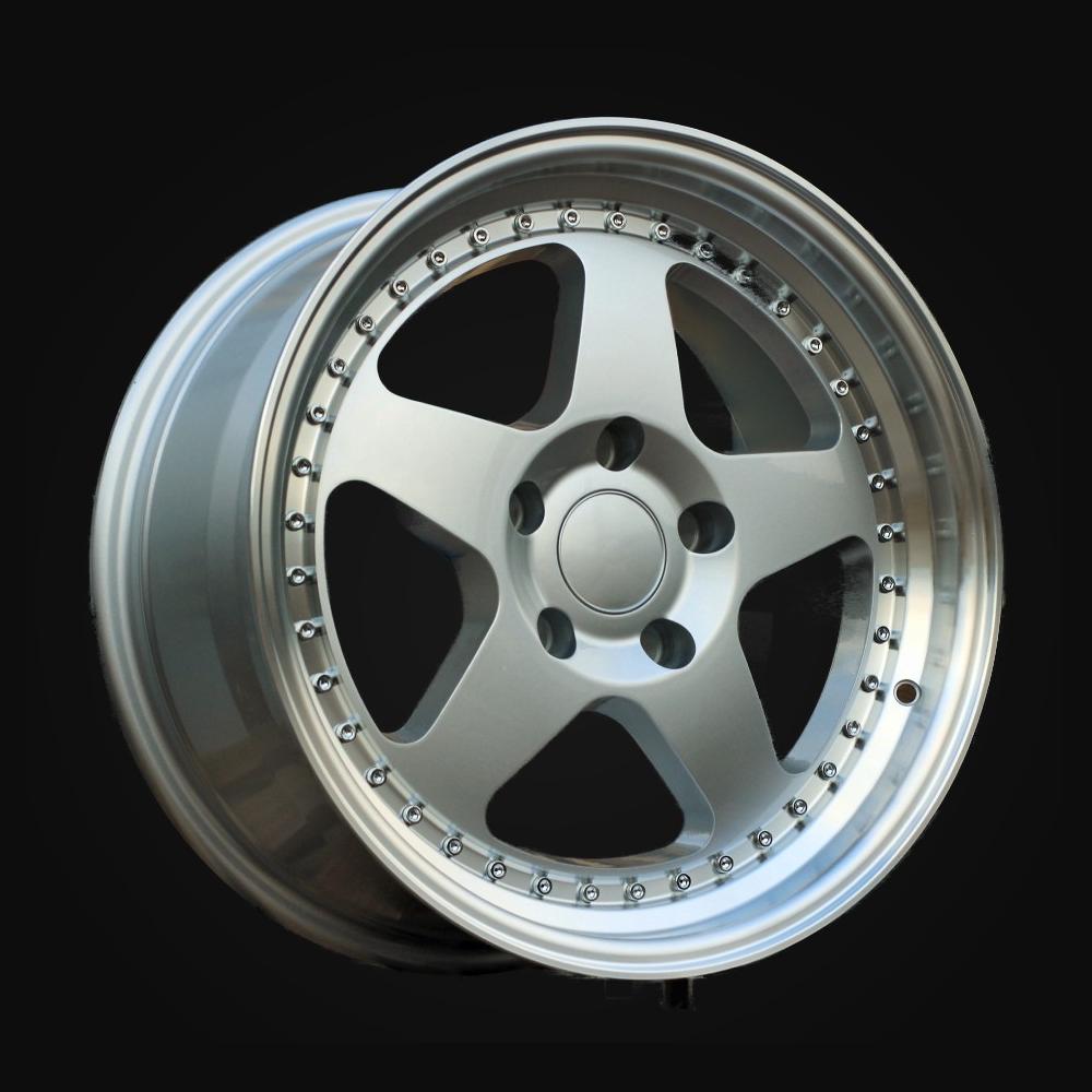Wheel R17x8J  5X120  ET  34  72.6  HE750  Silver+Polished Lip (SP)  For BMW  (P1)