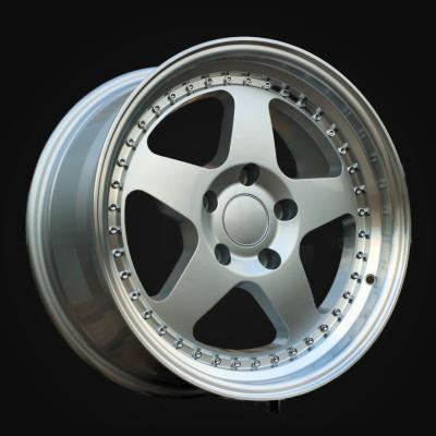 Wheel R17x8J  5X120  ET  34  72.6  HE750  Silver+Polished Lip (SP)  For BMW  (P1)