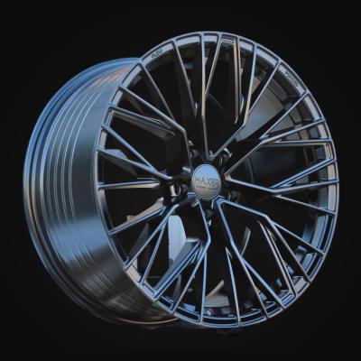 Wheel R19x8.5J  5X108  ET  40  67.1  HX024JF  (F829)  Black Half Matt (BLHM)  For HAXER  (Z7)  (HYBRID FORGED New Model)