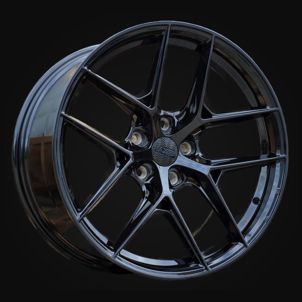 Wheel R19x8.5J  5X120  ET  33  72.6  HX044J  (IN6130)  Black (BL)  For HAXER  (K7)  (Rear+Front)
