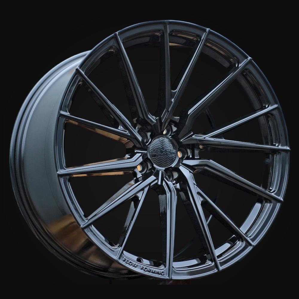 Wheel R21x9J  5X112  ET  28  66.5  HX06JF  Black (BL)  For HAXER  (P)  (HYBRID FORGED (Front+Rear))