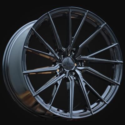 Wheel R21x9J  5X112  ET  28  66.5  HX06JF  Black (BL)  For HAXER  (P)  (HYBRID FORGED (Front+Rear))