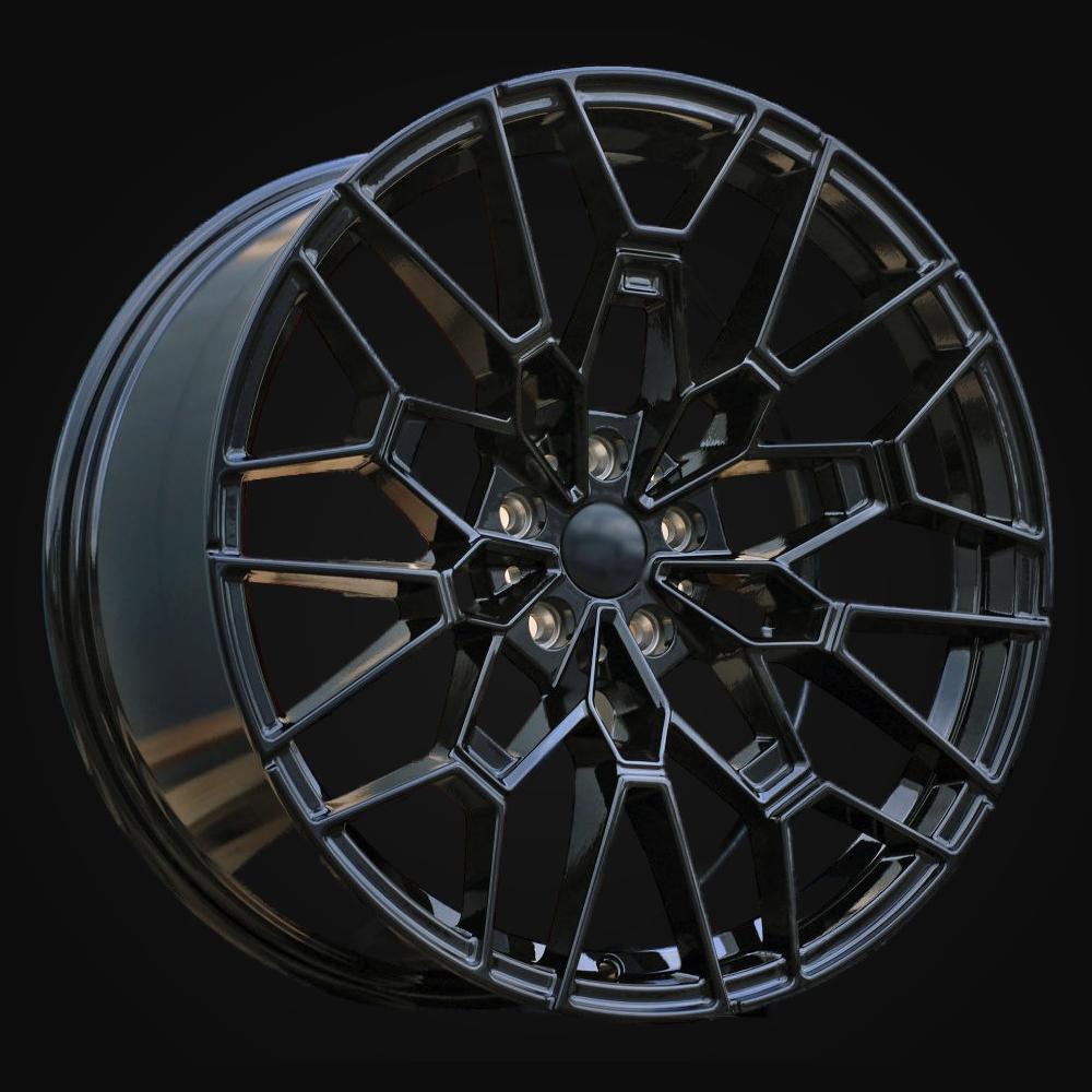 Wheel R20x9.5J  5X120  ET  38  72.6  I0384  (FBX251J)  Black (BL)  For BMW  (P2)  (HYBRID FORGED Rear+Front)