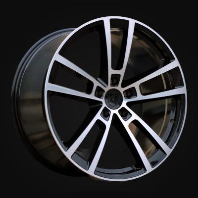 Wheel R22x10J  5X130  ET  48  71.6  I3081F  Black Polished (MB)  For PORCH  (Z5)  (HYBRID FORGED Rear+Front)