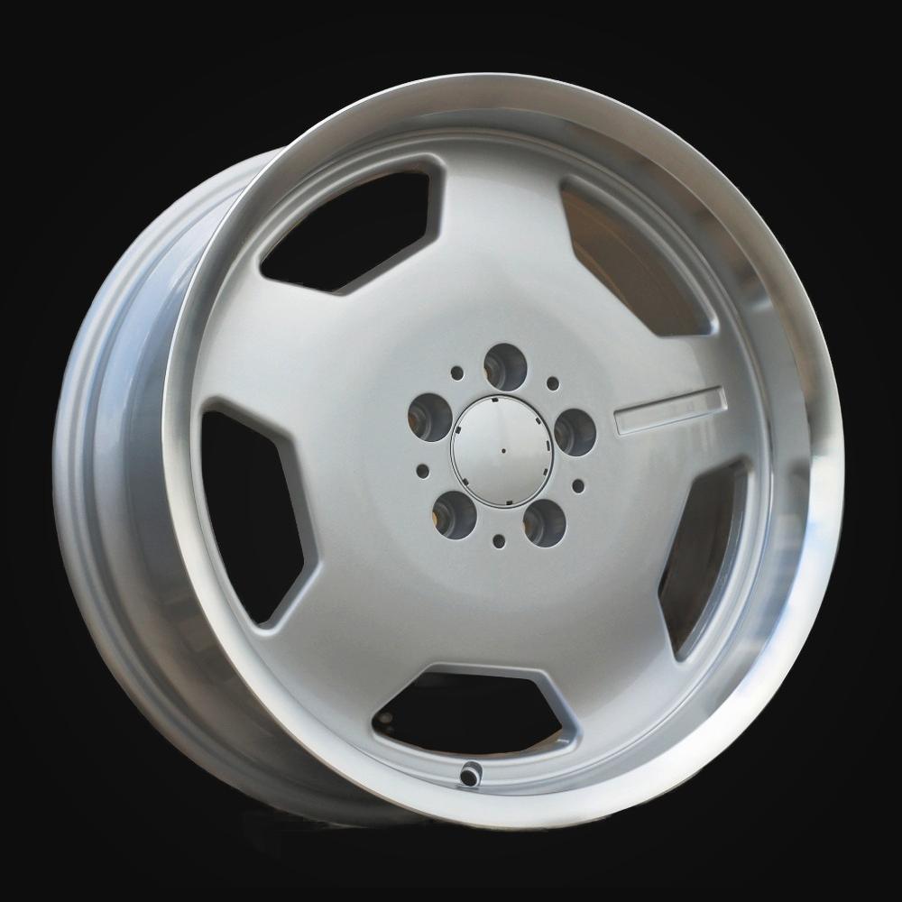 Wheel R18x9J  5X112  ET  30  66.6  I5270  Silver+Polished Lip (SP)  For MER  (K7)  (MONOBLOCK Style)