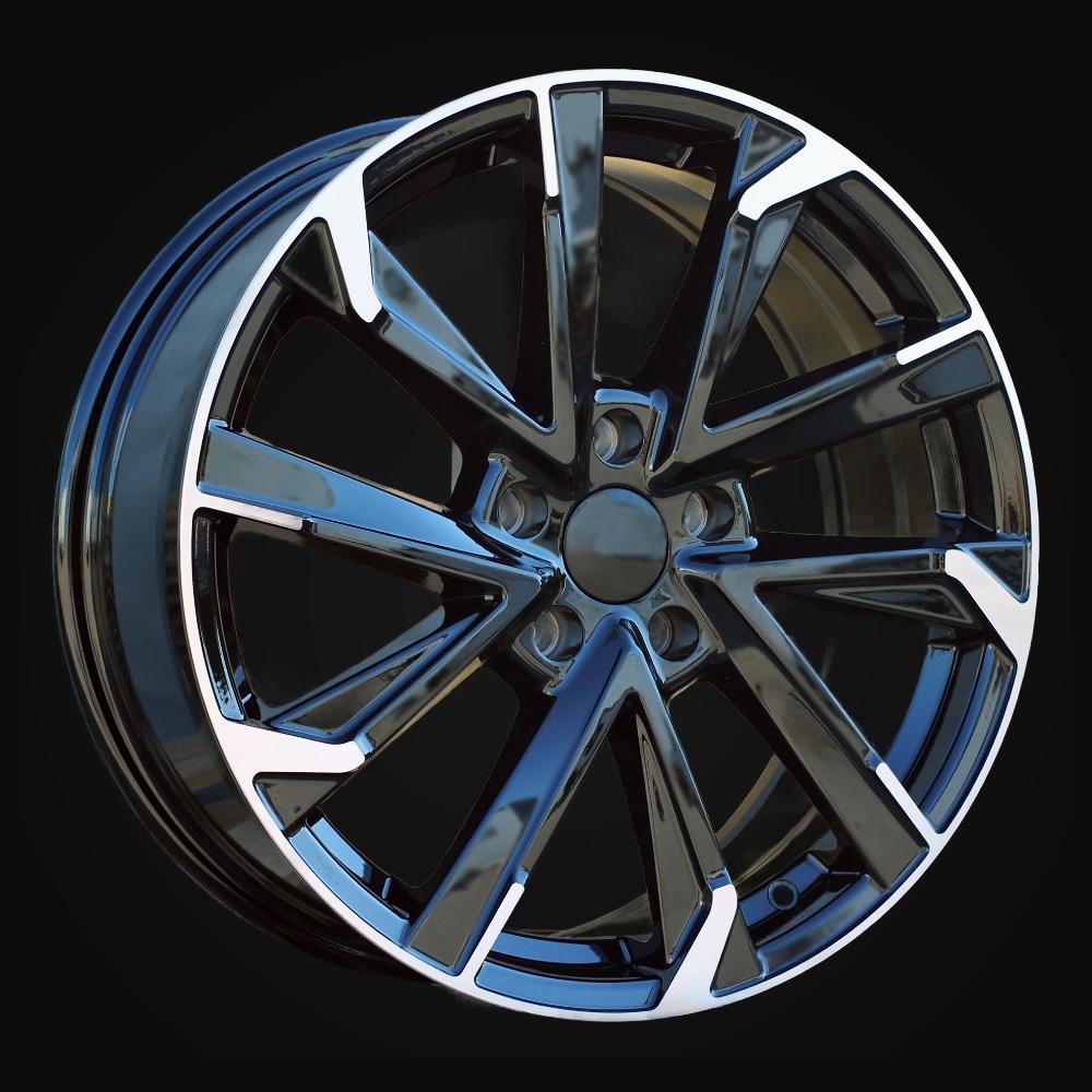 Wheel R18x7.5J  5X114.3  ET  40  60.1  I5547  Black Polished Half Matt (MBHM)  For TOYOT  (P1+Z5)