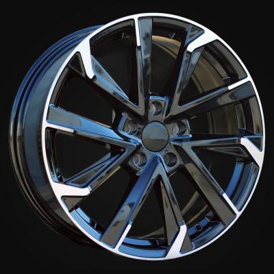 Wheel R18x7.5J  5X114.3  ET  40  60.1  I5547  Black Polished Half Matt (MBHM)  For TOYOT  (P1+Z5)